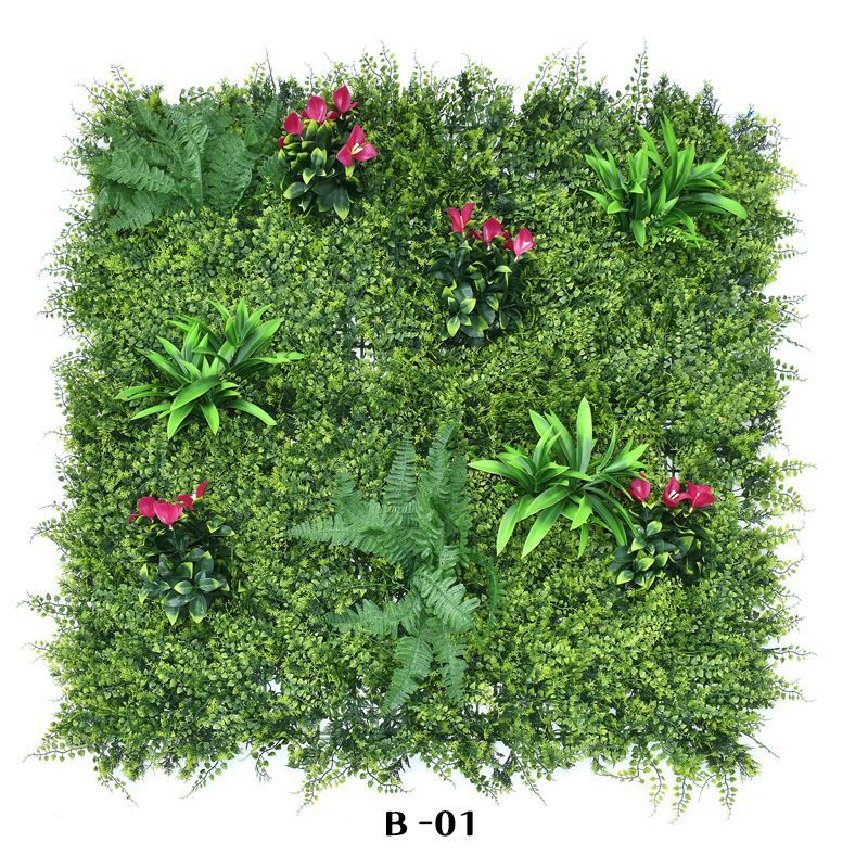 仿真绿植墙面装饰绿植防真假草坪室内外塑料花墙背景墙仿真植物墙