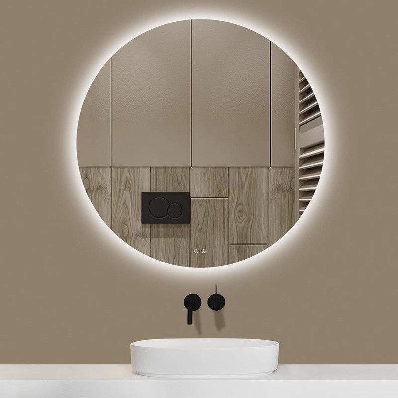 智能镜圆形led浴室镜全尺寸可智能做一键除雾挂墙式卫生间镜子,家装主材,浴室镜,淘宝优惠券,粉丝福利购,淘宝优惠卷