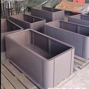 不锈钢户外成品花箱组合广场售楼部花坛种植箱酒店花槽商业街围栏