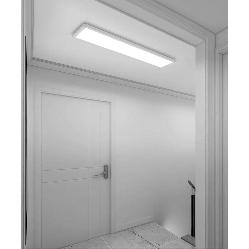 书房led吸顶灯办公室亚克力灯过道走廊长方形铝材长条超薄灯具