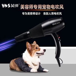 英绅宠物吹风机狗狗一体洗澡吹干挂脖蓝光静音拉毛猫咪专用