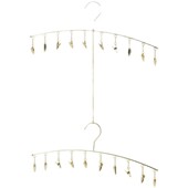 不止收纳多功能袜架家用架无痕多层魔术挂衣架多夹子内裤 衣柜袜夹