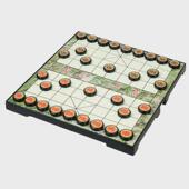 培训用13路围棋磁石中国象棋便携式 游戏棋 黑白磁性石五子棋套装