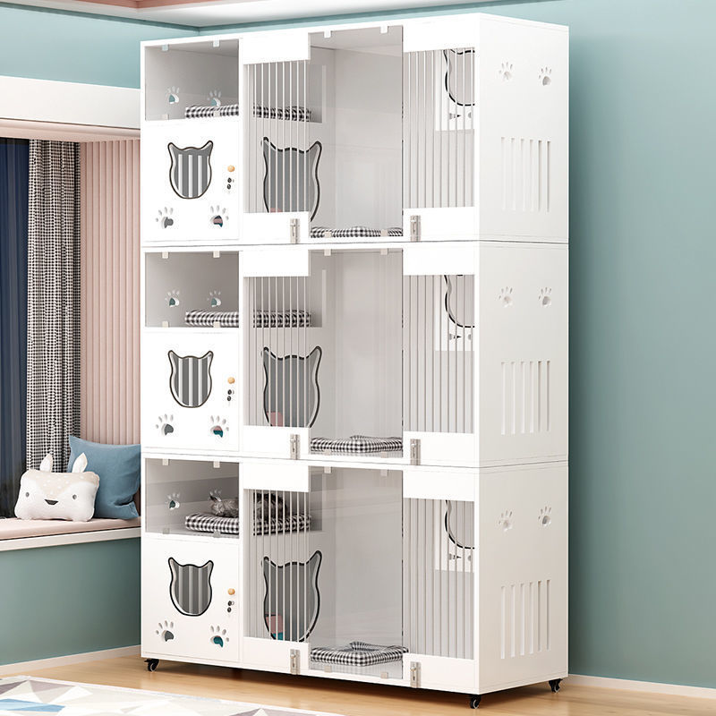 猫笼别墅实木高端展示柜繁育寄养繁殖舍舍
