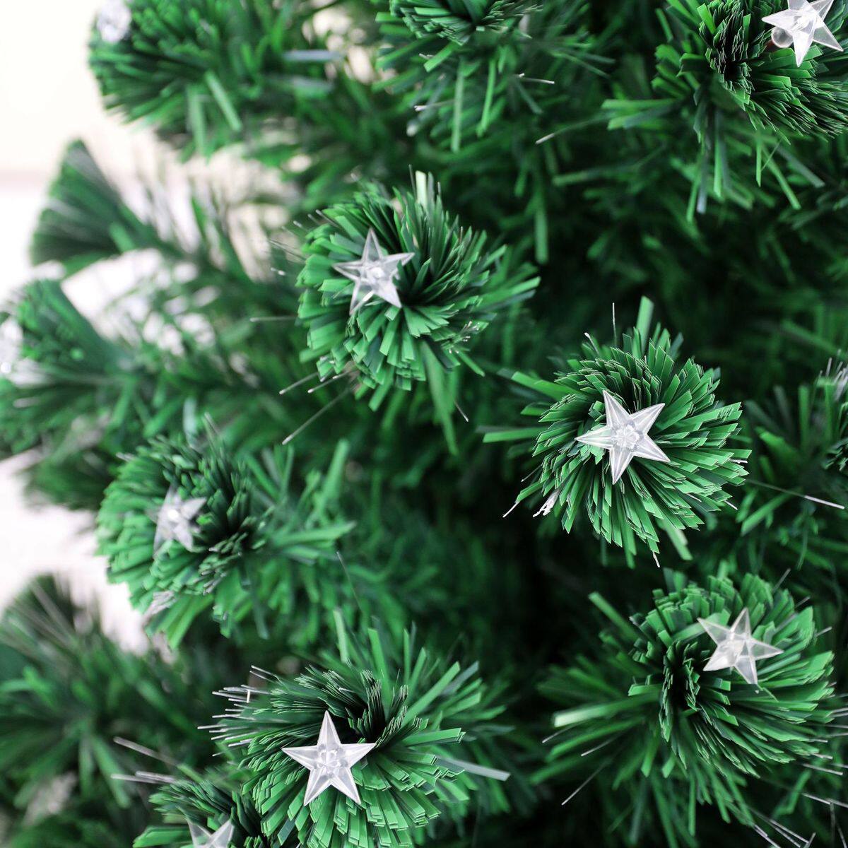 led光纤星星灯圣诞树厂商场橱窗家居氛围节日布置装饰品摆件