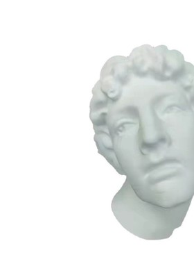 家具石膏教具勇士半面石膏像素描写生静物石膏雕塑美术装饰摆件