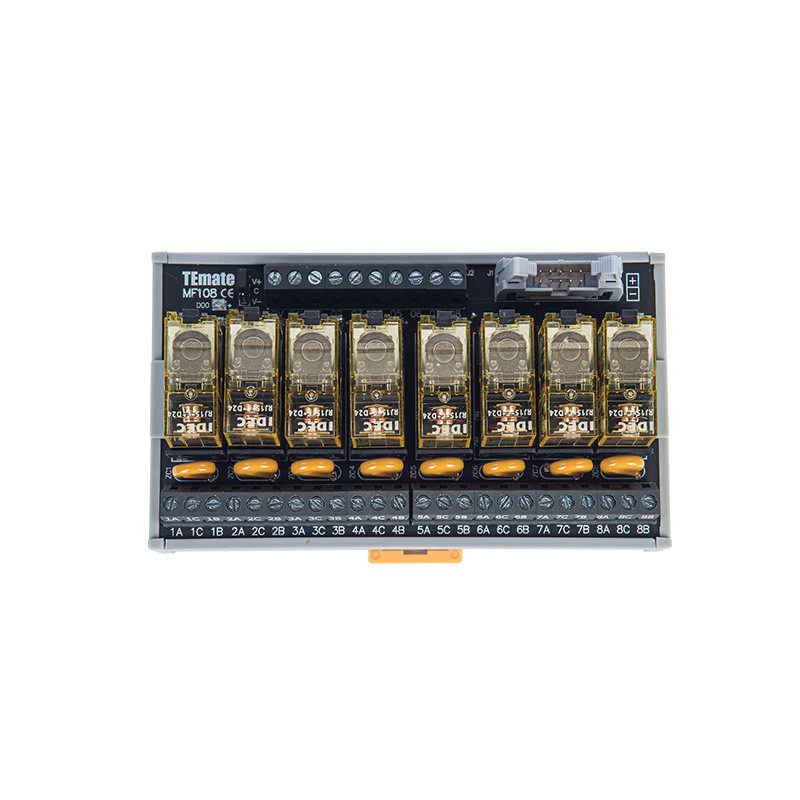 通信传输设备 宝轩路直供mil牛角接线和泉继电器模组24v8路16厂家继电器模块