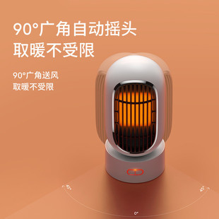 简约NF01暖风机小型创意迷你取暖器家用暖手桌面热风电暖器 新款