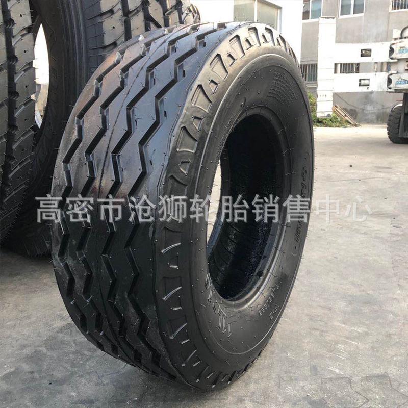 热销供应两头忙工程草11l-16农用捆轮胎机导向轮轮胎f-3花纹加厚