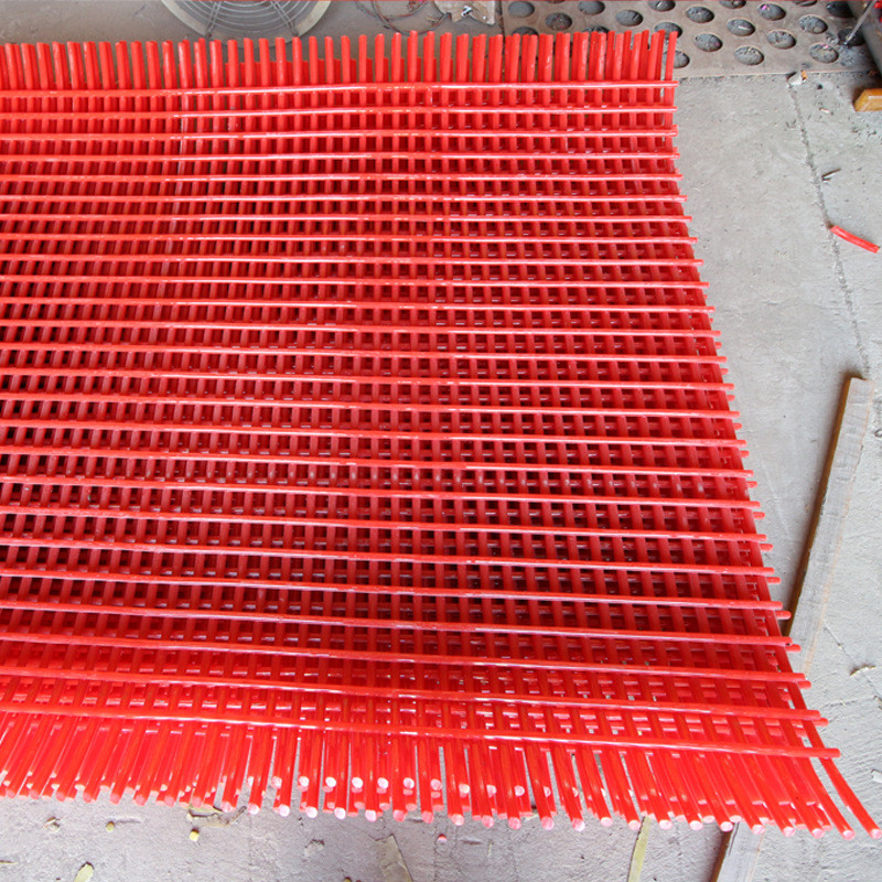 热销聚氨酯棒条筛网砂石振动筛防堵孔矿石筛分洗砂机牛筋网抗磨料