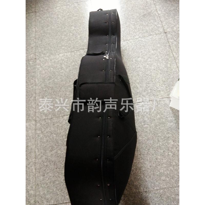 热销大提琴琴盒泡沫内胆大提琴盒子轻便双肩抗压4/4-1/4大提琴盒