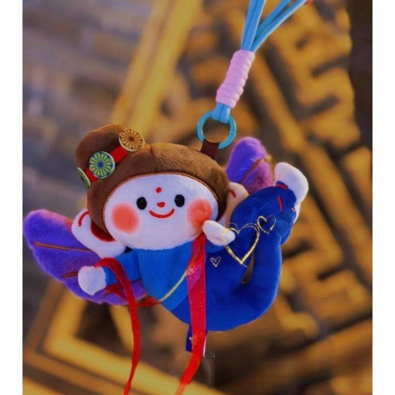 山西大同文创云冈石窟佛小伴系列云朵佛车挂件包毛绒钥匙扣