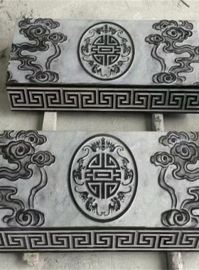 热销青石台阶石别墅庭院仿古防滑过门石地面铺贴景区雕花祥云踏步