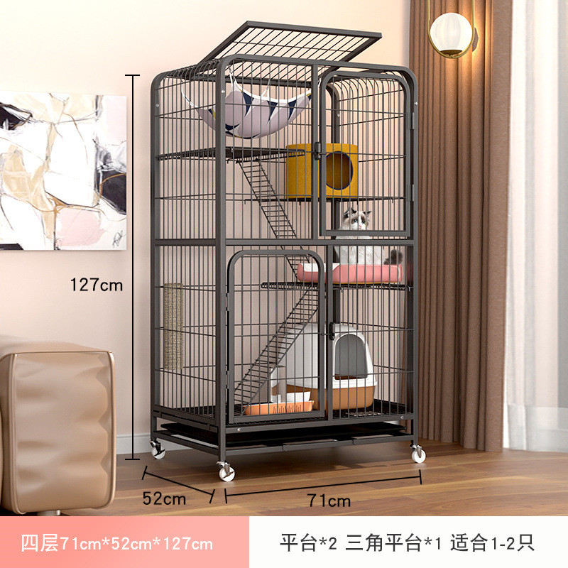 猫笼空猫咪专用笼子小猫笼子家用猫厕一体不占地猫窝四季通用小型