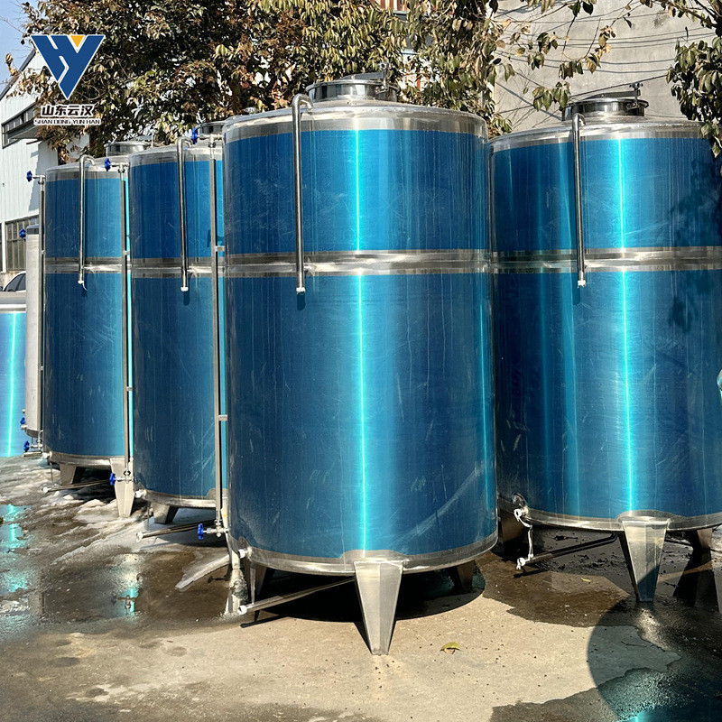 纯净水不锈钢储水罐立式锥底储存罐食品级净化水储水罐304水塔