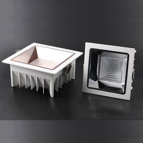 筒灯led筒灯嵌入式孔灯高档商场用工程项目楼盘防眩方形筒灯