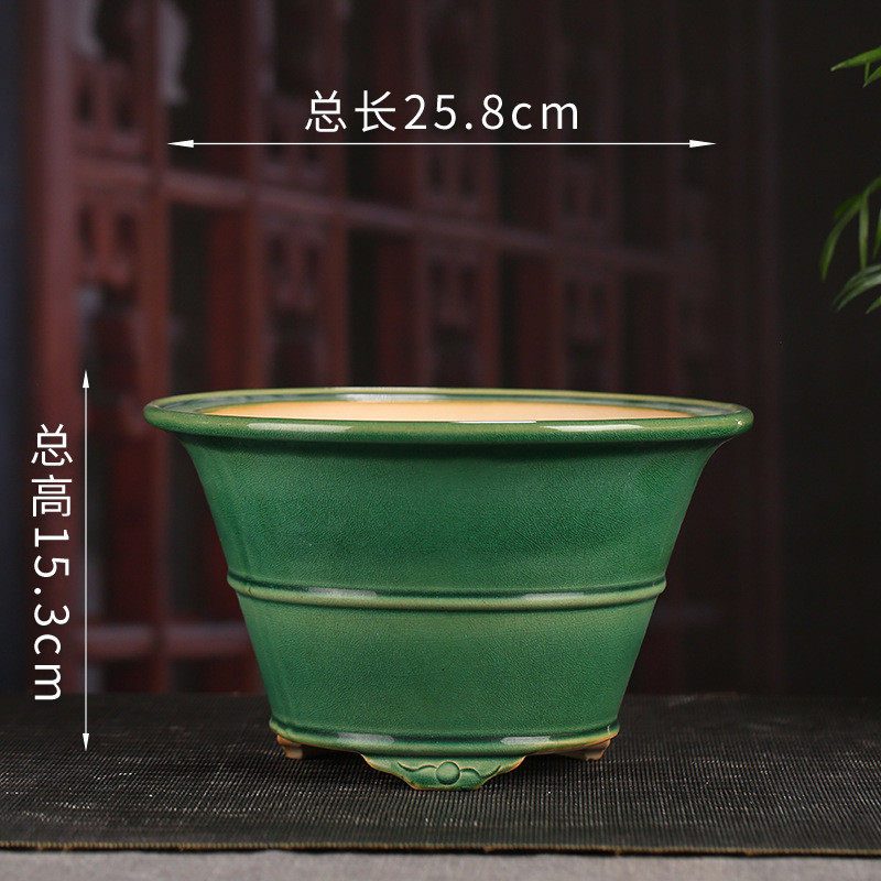 宜兴釉水紫砂花盆装饰创意仿古圆形盆栽阳台桌面批发花卉多肉yz52,鲜花速递/花卉仿真/绿植园艺,花盆,淘宝优惠券,粉丝福利购,淘宝优惠卷