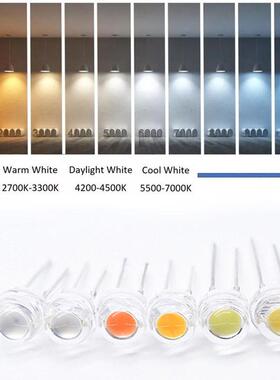 f8mm草帽灯灯黄光直插暖0.5w超高亮暖白灯55-60lm广告投光灯珠