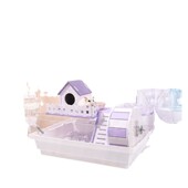 仓鼠笼子金丝熊豪华便宜 笼别墅透明亚克力用品大全套