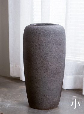 景德镇瓷器落地大花瓶磨砂颜色釉花瓶现代田园风陶瓷工艺品批发