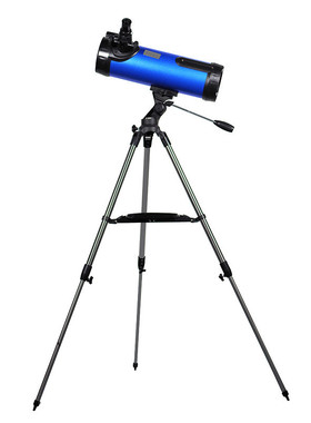热销天文望远镜高清看月球户外天地水平500114蓝色两用支架牛顿反