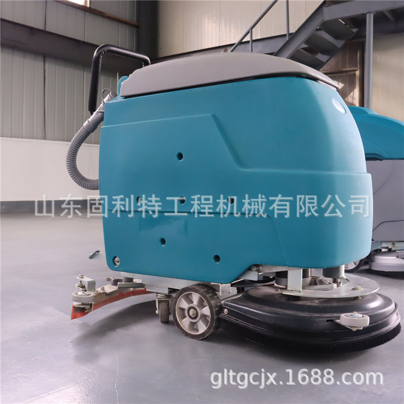 物业车库展厅拖洗一体机小型电动环卫洗地机手推式擦地机