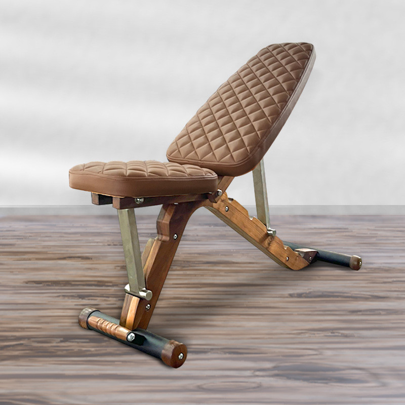 实木制哑铃凳推肩定制档调节卧推凳男士力量训练家用配套哑铃凳多