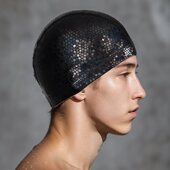 PU泳帽男防水不勒头专业训练炫彩游泳馆温泉游泳帽