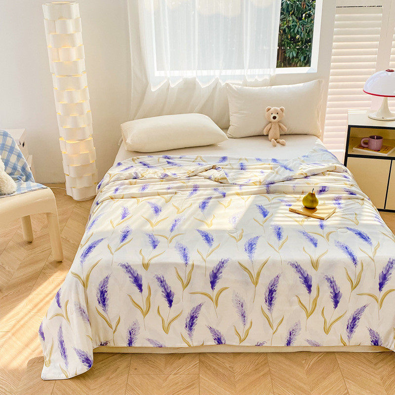 直播空调被天丝夏凉被水洗可机洗夏被四件套礼品被夏季薄被子