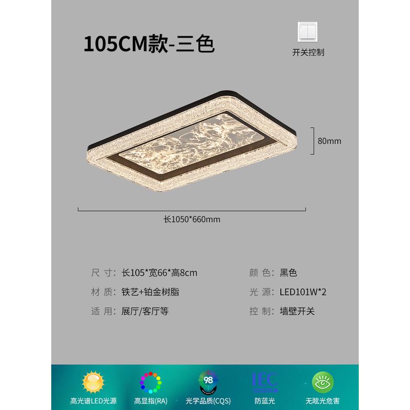 感现代简约大气2024年新款led吸顶灯客厅灯主灯全屋灯具大灯