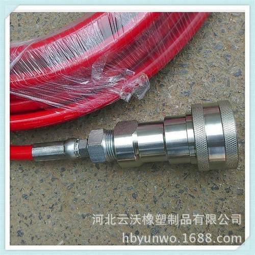 大量供应Φ6-25mm压缩气加气软管cng高压钢丝编织尼龙管抗压