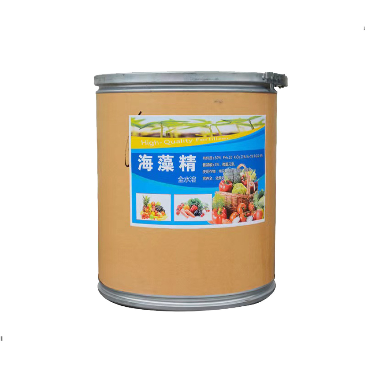 海藻精蔬菜冲施肥现货供应量大价优叶面肥精根苗壮保花果海藻增