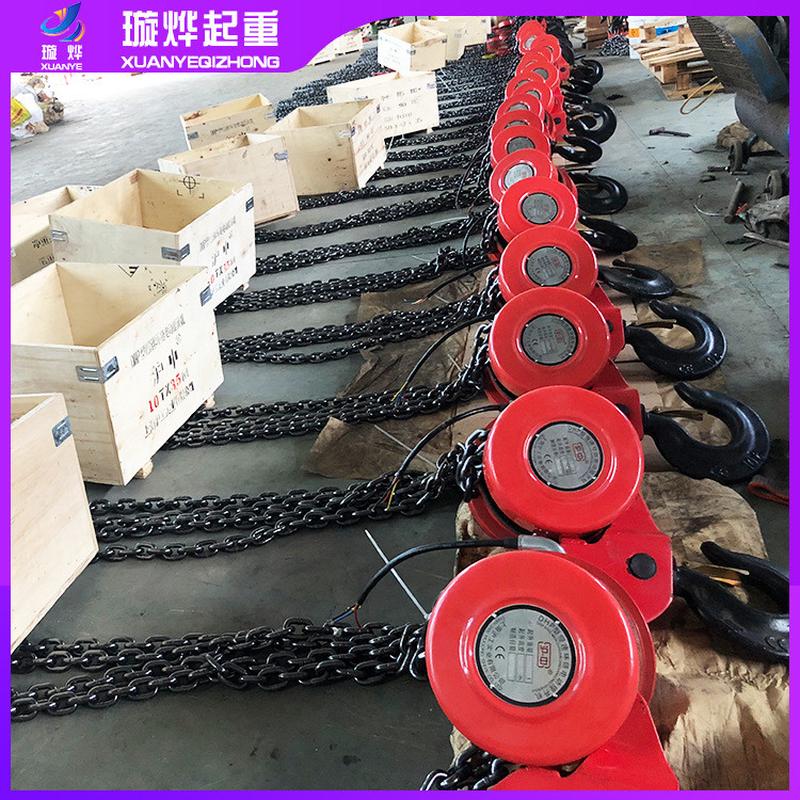 热销dhp型10吨电动葫芦起重固定葫芦挂钩式提升机链条式电动葫芦