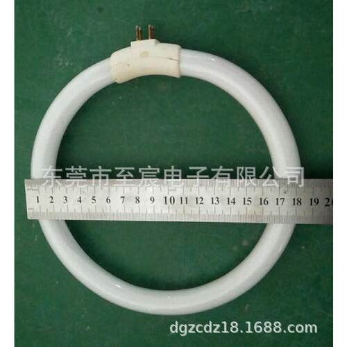 现货三外环形荧光灯管t522w6400k白光放大镜台灯灯管基色四针
