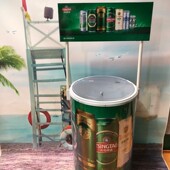 户外冰桶广告冰桶保温冰桶饮料桶PVC双层冰桶空白冰桶