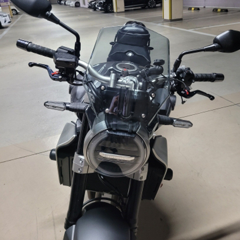 热销适合本-田cb125rcb250rcb300r18-23改装前风挡挡风玻璃风镜