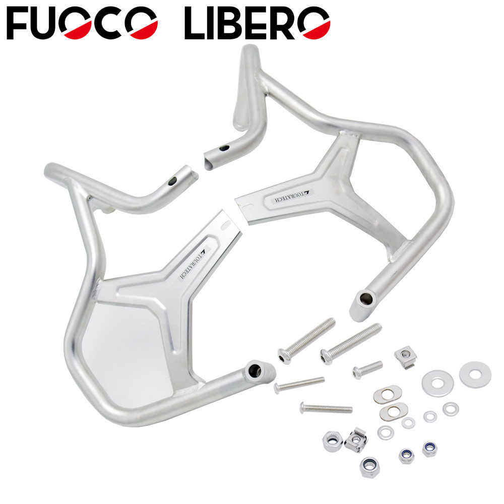 适用宝马R1200GS ADV 水鸟 13-19改装不锈钢保险杠