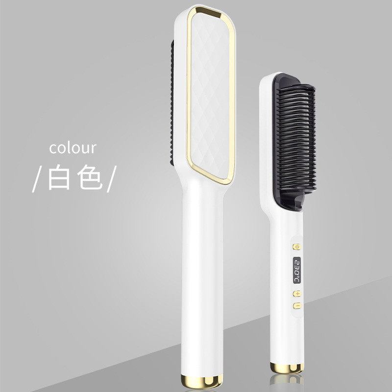 液晶直发梳两用直发夹负离子直发器二合一卷发直板夹环保夹板神器