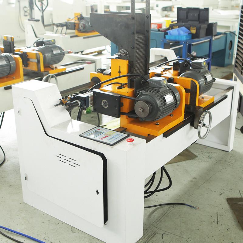 全自动液压双头长料倒角机金属管端成型卧立式高速自动双头倒角机