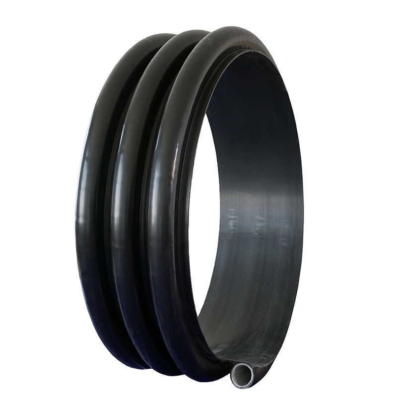 聚乙烯热缠绕b型壁克拉管结构pe雨水管污水管道定制hdpe雨水管