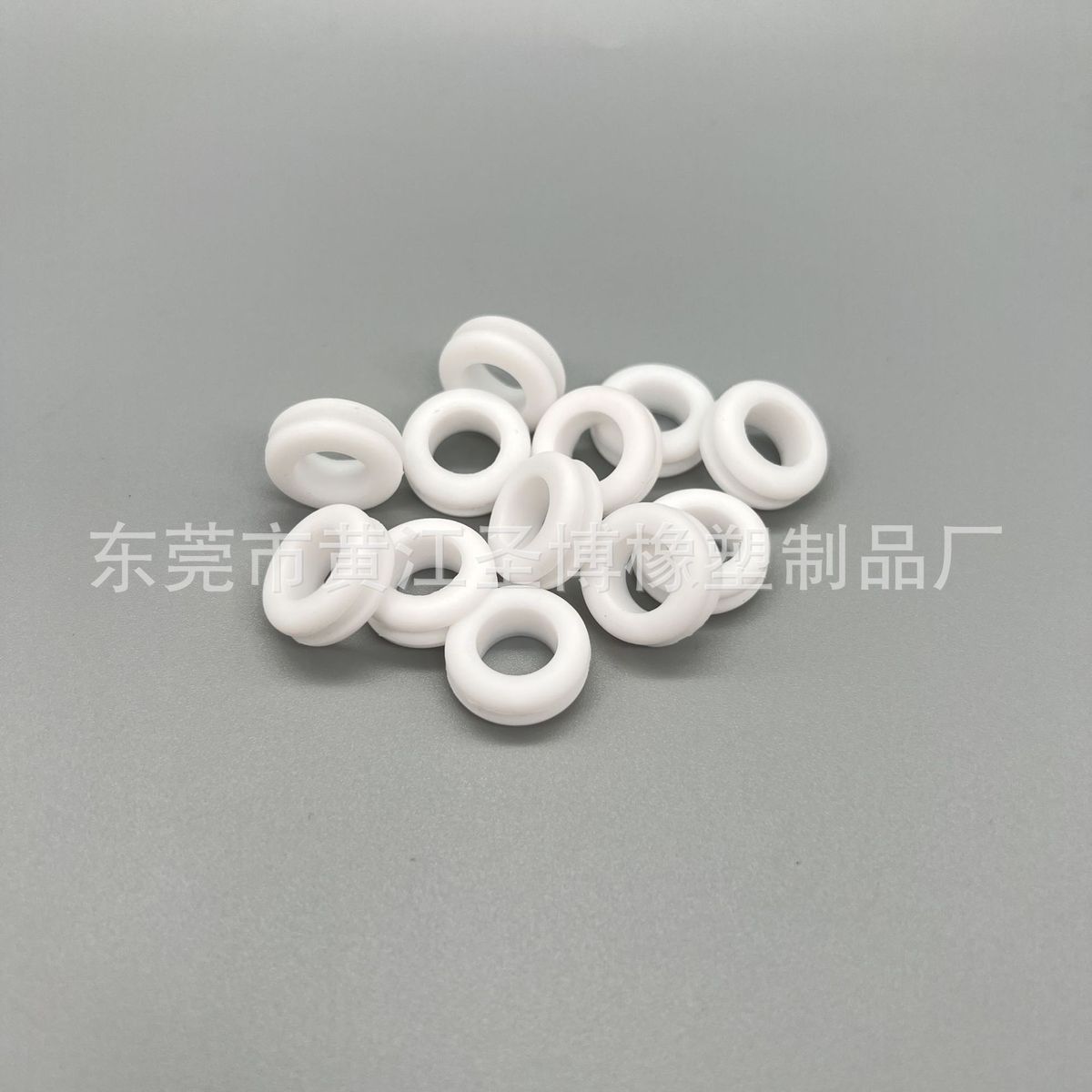 工字型硅胶减震垫电源过线圈穿孔模阻燃护线套橡胶开保护套定制