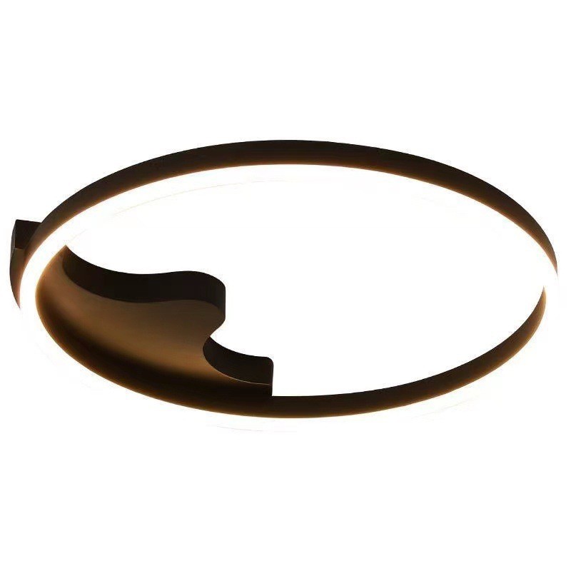 led现代简约卧室吸顶灯极简书房灯北欧圆形儿童灯创意超薄餐厅灯