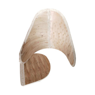 热销弯曲批发休闲椅胶合板单人沙发休闲椅厂家板弯板弯曲木胶合板