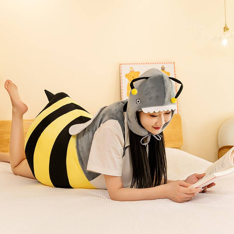 创意鲨bee蜜蜂shark可穿戴演出玩偶服成人儿童版人偶套装厂家