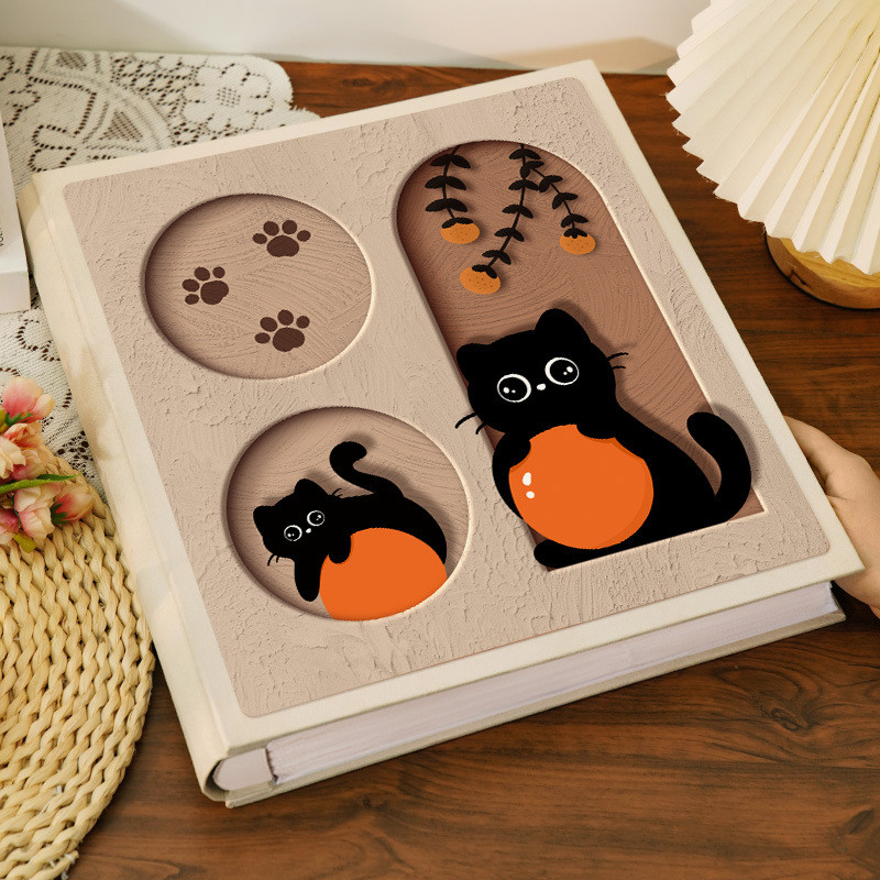 插页相册本大容量家庭六七情侣5寸6寸7照片收纳宝宝成长五纪念册3