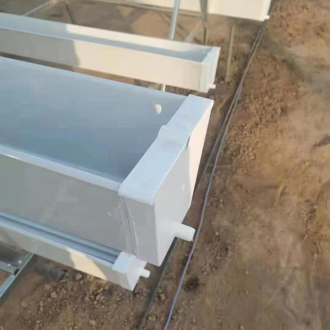 温室大棚pvc加厚材质单层立体种植用耐腐蚀大耳朵椰糠栽培槽
