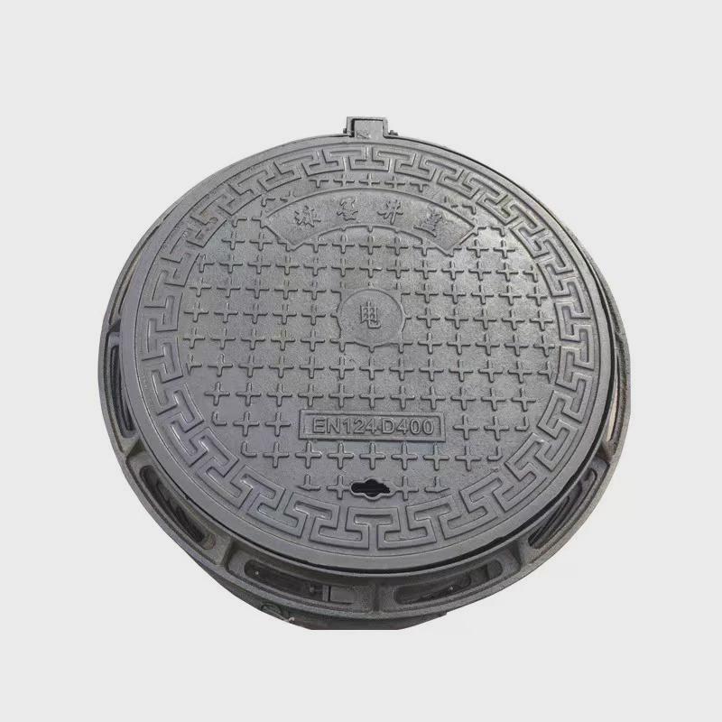 铸铁井盖现货源头厂家球磨雨水井盖污水圆形700车价整防坠网优