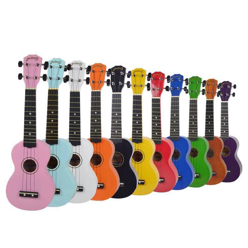 热销彩色ukulele尤克里里四弦小吉他夏威夷乌克丽丽琴纯色系列