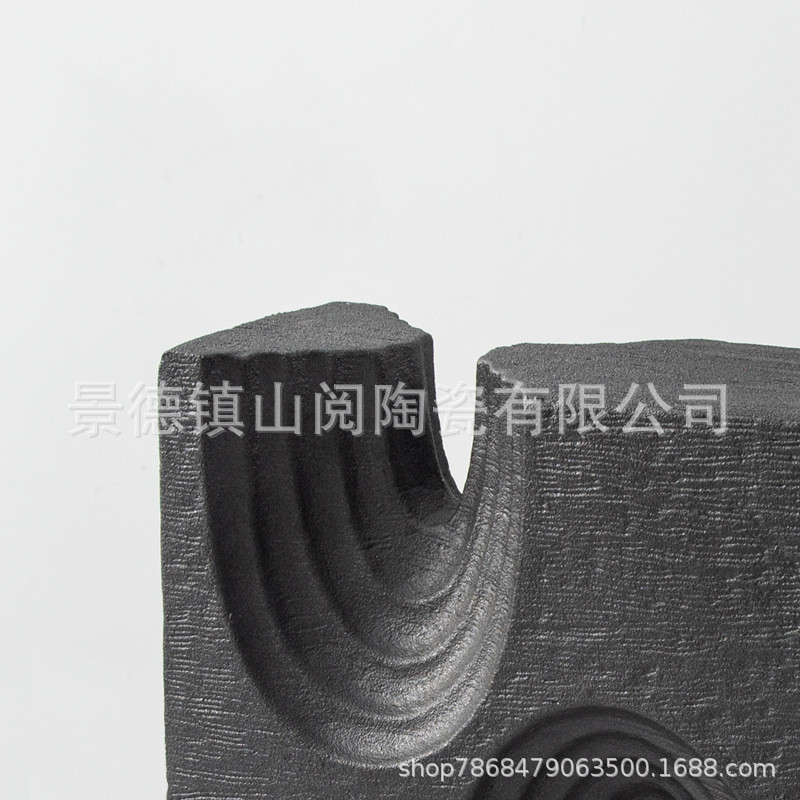 热销现代简约几何样板房陶瓷桌面摆件客厅售楼处软家居装饰陶瓷摆