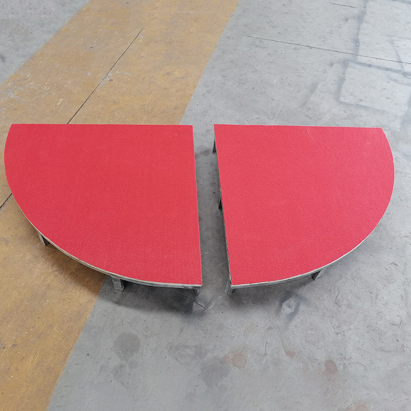 培训室内小舞台便携式可移动口才演讲幼儿园婚庆半圆形圆形舞台